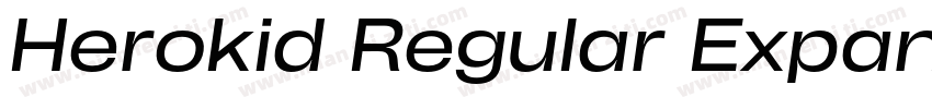 Herokid Regular Expanded字体转换